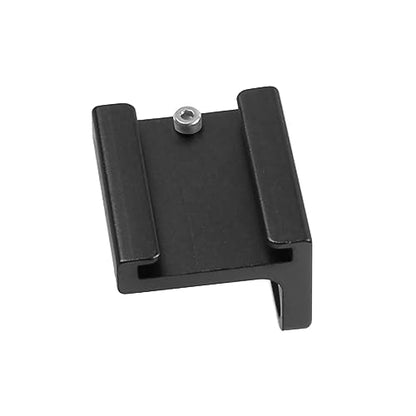 Cold Shoe Mount Adapter 90 Degree for Camera Attach Side Cage Quick Release L Bracket Plate Handle 1/4" Screws