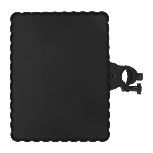 minkissy Clamp-on Equipment Holder Mic for Tray Plastic Stand Large with Sound Card Accessories, Multipurpose Recording Live Broadcast Microphone Stage Musician