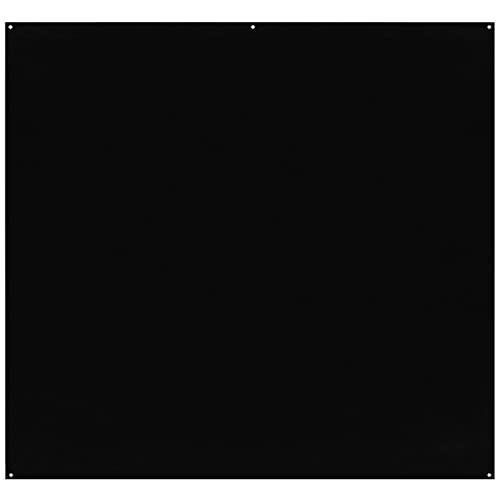 Westcott X-Drop Pro Wrinkle-Resistant 8' x 8' (2.44 x 2.44m) Backdrop for Headshots, Photoshoots, Group Portraits, Video Interviews, & Photo Booths - Portable and Travel Friendly (Rich Black) - color: Rich Black