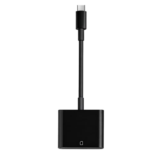USB C SD Memory Card Reader, Type C Camera Adapter Trail Viewer for iPhone 17/ iPhone 16/15/ iPad MacBook/Air/Pro iMac/Samsung Galaxy Android (Black) - color: Black