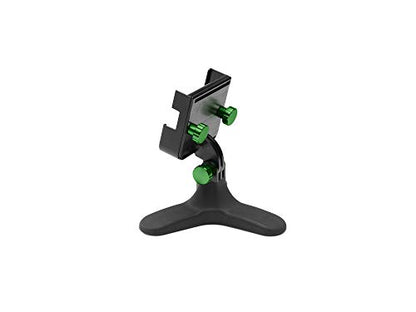 WeatherTech DeskFone Two View Universal Phone Holder for Flat Surfaces, Office, Kitchen, Nightstand - Forest Green Metal Knobs - color: Forest Green Metal Knobs