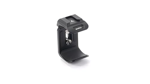Tilta Universal Power Bank Holder Clamp | Aluminum Alloy Mount with Cold Shoe & 1/4"-20 Threads | Fits 59–94mm Wide Power Banks | Secure Camera Cage Accessory – Black (TA-UPBH-B)