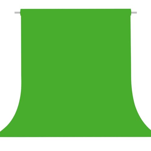 Green Screen Backdrop for Photoshoot, Fabric 10x20ft | Chromakey Studio Photo Backgrounds, Non Reflective, for Portraits Photography, Streaming, Gaming Zoom, Video Creation - color: Green, size: 10x20 FT