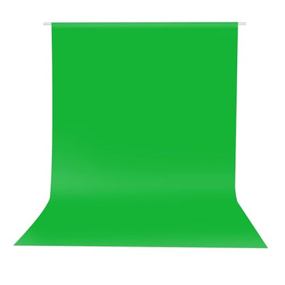 Hemmotop Chromakey Green Screen Backdrop 5x7ft | Pure Green Polyester, Perfect for Streamig YouTube Gaming Zoom, Convenient Rod Pocket, Steam Iron Removes Creases, Washable - color: Green, size: 5x7ft