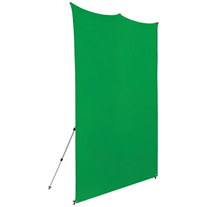 Westcott X-Drop Pro Wrinkle-Resistant 8' x 8' (2.44 x 2.44m) Backdrop for Headshots, Photoshoots, Group Portraits, Video Interviews, & Photo Booths - Portable and Travel Friendly (Chroma Key Green) - color: Chroma Key Green