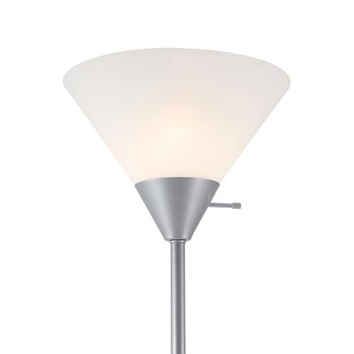 Globe Electric 67150 Elliott Floor Lamp, Silver (Pack of 2) - color: Silver, Elliott, size: 2 Pack