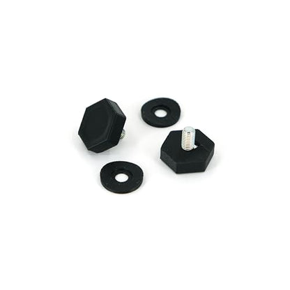 Desk Cookies Thumb Screws for Blue Yeti Microphone Including Washers Mic Mounting Hardware - color: Black