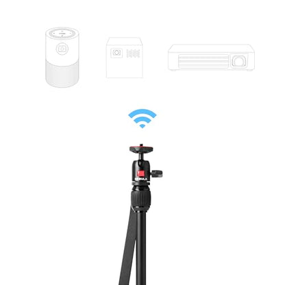 Nebula Adjustable Tripod Stand, Compact, Portable Projector Stand, Includes Universal Mount and Swivel Ball Head - Aluminum Alloy Tripod Stand, for Capsule 3, Capsule 3 Laser, Capsule Air