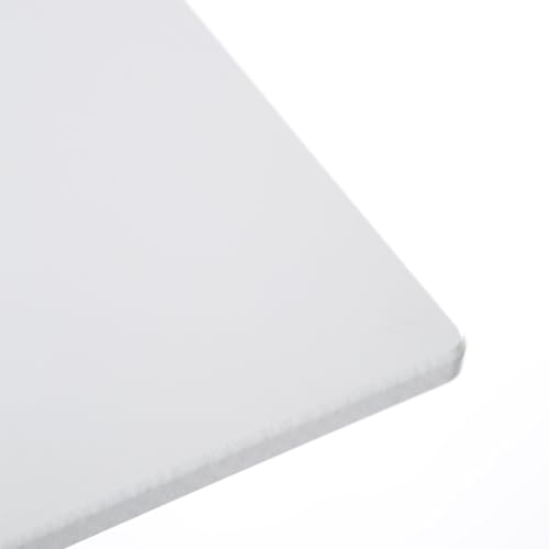 Seville Classics Solid-Top Height Adjustable Mobile Laptop Computer Desk Cart Ergonomic Home Office Stand Rolling Table, Overbed (23.6"), White - color: White, size: Overbed Sit Stand (24")
