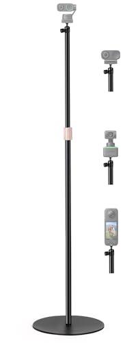 63'' Webcam-Floor-Stand for Insta360 Link 2 pro/Link 2C pro/Link-2/Link 2C/Link PTZ 4K Webcams and X5 X4 X3 X2 Action Cameras
