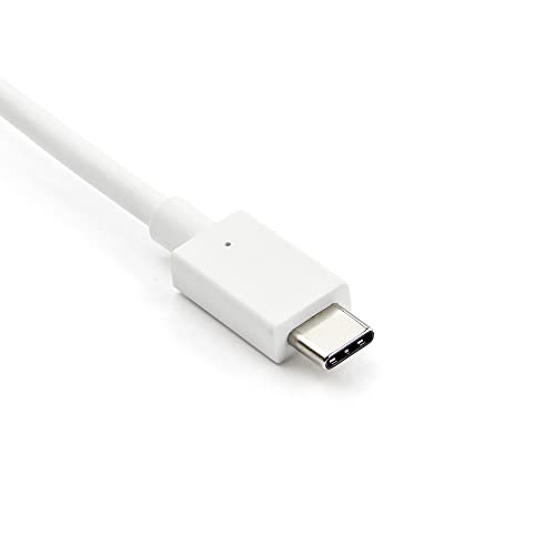StarTech USB-C to HDMI Adapter Dongle, 4K 60Hz, Portable, White, Reversible - color: White, style: 4K 60Hz