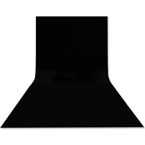 HEMMOTOP Black Backdrop Background, 10x12 ft Black Backdrop Screen for Photography, Seamless White Photography Backdrop Background for Photo Video Studio (Backdrop only) - color: Black, size: 10x12ft