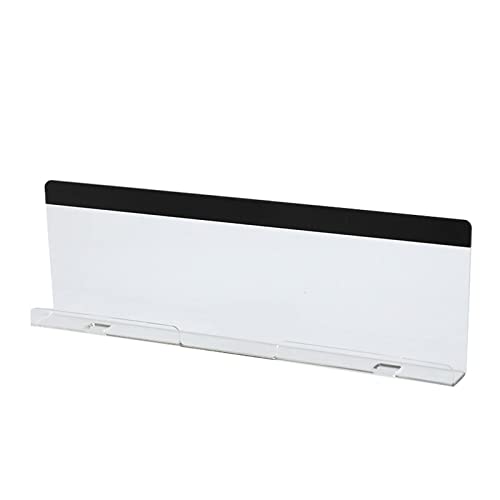 Multifunctional Monitor Memo Board,Clear Screen Memo Board,Sticky Note Holder,Transparent Memo Phone Holder,Computer Monitor Message Board for Office Home (White)