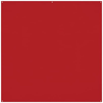 Westcott X-Drop Pro Wrinkle-Resistant 8' x 8' (2.44 x 2.44m) Backdrop for Headshots, Photoshoots, Group Portraits, Video Interviews, & Photo Booths - Portable and Travel Friendly (Scarlet Red) - color: Scarlet Red