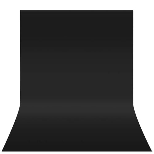 Black Backdrop, 10x20 ft Large Photo Backdrop Curtain for Photoshoot, Party, Black Background Screen for Photo, Video Photography, Studio - color: Black, size: 10x20 ft