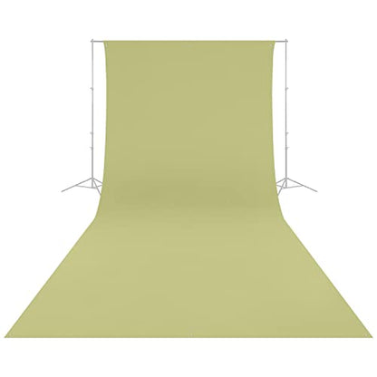 Westcott Wrinkle-Resistant 9' x 20' (2.75 x 6.1m) Backdrop for Photoshoots, Group Portraits, & Photo Booths - Portable and Travel Friendly (Light Moss Green) - color: Light Moss Green