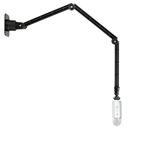 Microphone Wall Mount, Ceiling Holder Stand compatible with Blue Yeti X Nano Snowball and Shure HyperX Razer Microphones