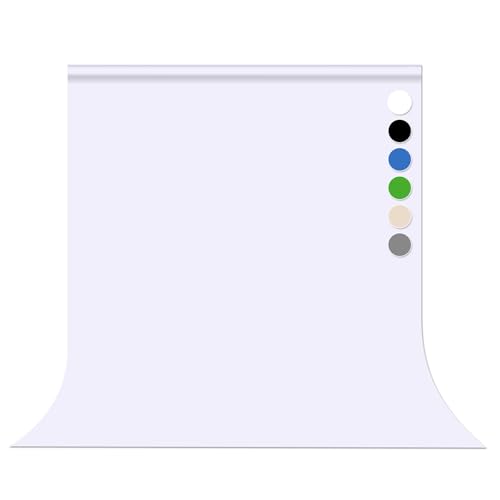 White Backdrop Background for Photography Photo Booth Backdrop for Photoshoot Background Screen Video Recording Parties Curtain 8x10FT - color: White, size: 8x10FT