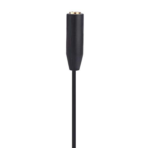 Lavalier Microphones, Wired Clip-on Lapel Headset High Sensitivity Low Noise Clear Voice Wide Dynamic Range Hands Headset Microphone Mic with 3.5mm Jack