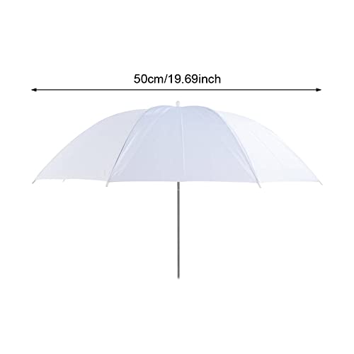 Photography Umbrella Lighting, 50cm Soft White Umbrella for Photo Portrait Studio Shooting with Studio Flash