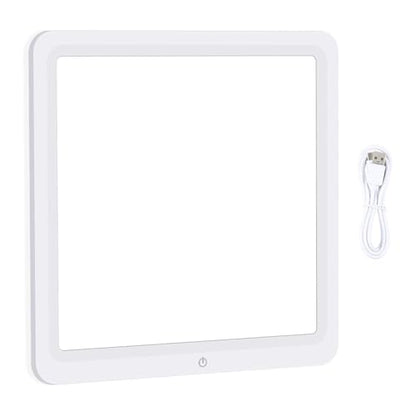 LED Photography Light Panel with Touch Control, 30cm White Light LED Camera Video Recording Lighting for Indoor Filming and Streaming