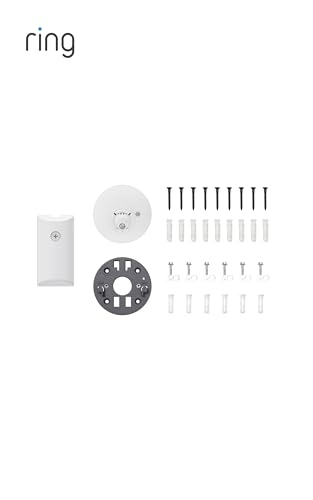 Ring Spare Parts Kit for Cameras — Compatible with Spotlight Cam Pro (Newest Model), Plug-In, White - color: White