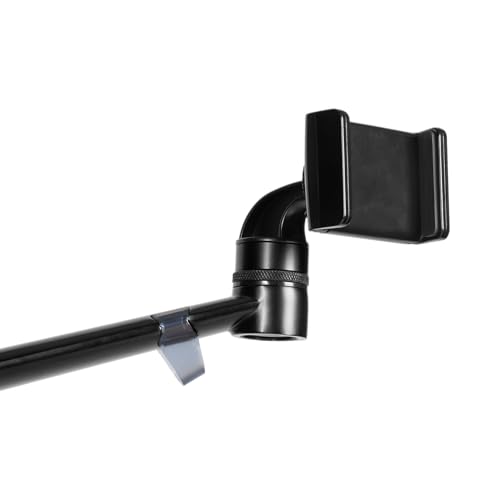 Gator Frameworks 6-in-1 Content Creator and Streaming Desktop Stand Set – Includes Smartphone Clamp, Laptop Clamp, Ring Light, and More! (GFW-STREAMSTAND) - style: Table Mount