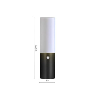 Busy Light for Office, Do Not Disturb Indicator Light,Dimmable Lamp Brightness Adjustable (Black, 2" L X 2" W X 9" H) - color: Black