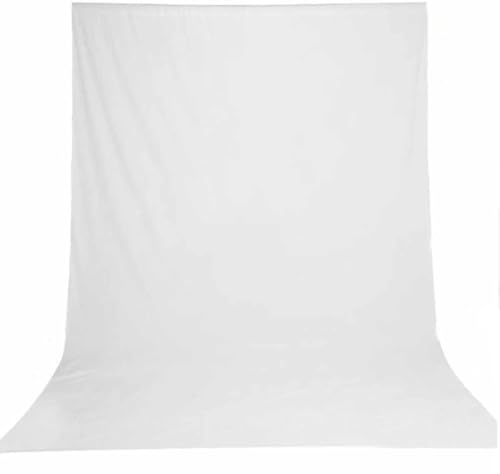 5X7ft Photo Backdrop White Backdrop for Photoshoot, Non-Reflective Soft White Backdrop for Home Studio, Baby Photography, YouTube Content & Live Streaming（only 1x Background） - color: White, size: 5x7ft