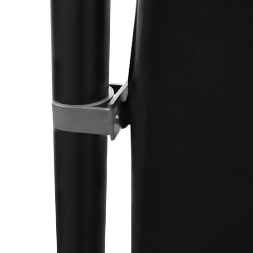 13.12ft X 7.87ft Portable Large Chromakey Black Screen Backdrop, Photography Backdrop Stand with Black Cloth, Backdrop Stand for Live Videos, Video Conference, Photographic Studio, Streaming Etc