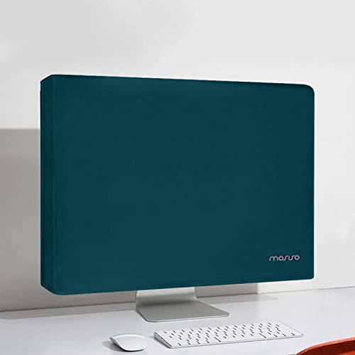 MOSISO Monitor Dust Cover 22, 23, 24, 25 inch Anti-Static Dustproof LCD/LED/HD Panel Case Computer Screen Protective Sleeve Compatible with iMac 24 inch, 22-25 inch PC, Desktop and TV, Teal Green - color: Teal Green, size: 22-25 inch