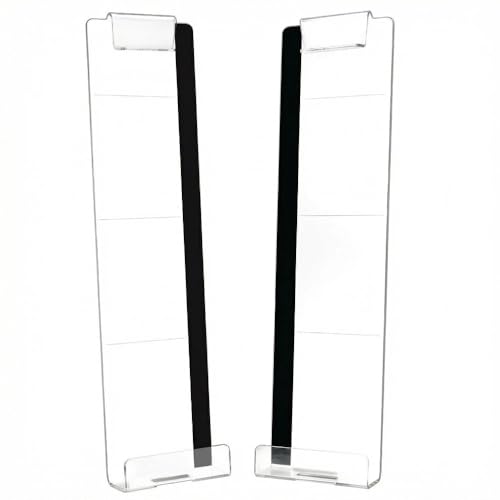 2 Pcs Computer Monitor Memo Board with Phone Holder, Clear Acrylic Screen Side Panel, Sticky Note Message Board, Aesthetic Desk Organization & Office Accessories for Women