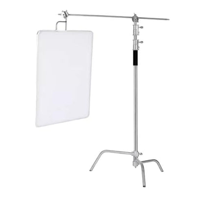 30"x36"/75x90cm Light Reflector Flag Panel Kit, 5-in-1 Diffusion Scrim Translucent/Gold/Silver/Black/White Lighting Diffuser, Stainless Steel Foldable Frame for Studio Portrait Photography