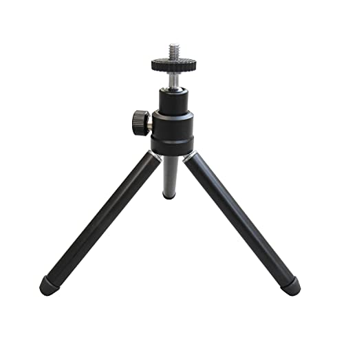 MEE Audio Lightweight Mini Tripod for Webcams and Small Cameras for Video Conference; Flexible, Portable, Compact Web Cam Desk Tabletop Travel Mount Stand for Logitech Webcam C920 C925 C920s C922