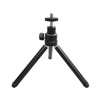 MEE Audio Lightweight Mini Tripod for Webcams and Small Cameras for Video Conference; Flexible, Portable, Compact Web Cam Desk Tabletop Travel Mount Stand for Logitech Webcam C920 C925 C920s C922