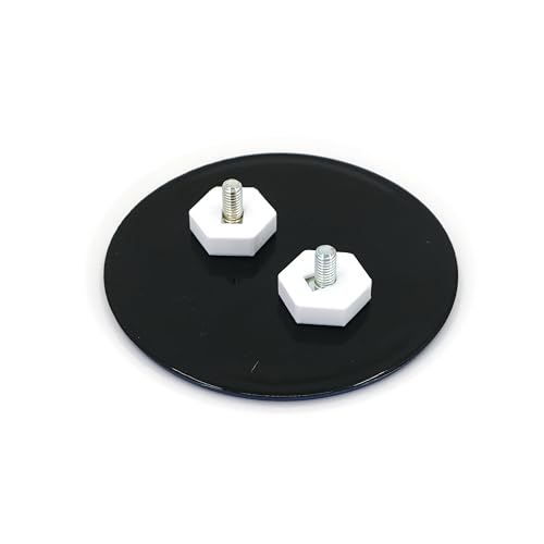 Desk Cookies Thumb Screws for Blue Yeti Microphone Including Washers Mic Mounting Hardware (White) - color: White