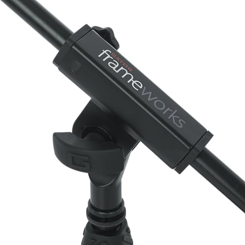 Gator Frameworks GFW-MIC-0822 Telescoping Boom Mic Stand - style: Deluxe Weighted Base
