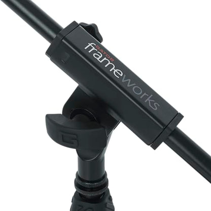 Gator Frameworks GFW-MIC-0822 Telescoping Boom Mic Stand - style: Deluxe Weighted Base