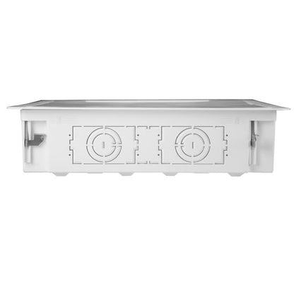 Legrand - OnQ Cable Management, In-Wall Media Box, Dual Purpose Structured Wiring Enclosure, TV Home Theater Recessed Storage Box, 17 Inch, White, ENP1700NA - size: 17 inch