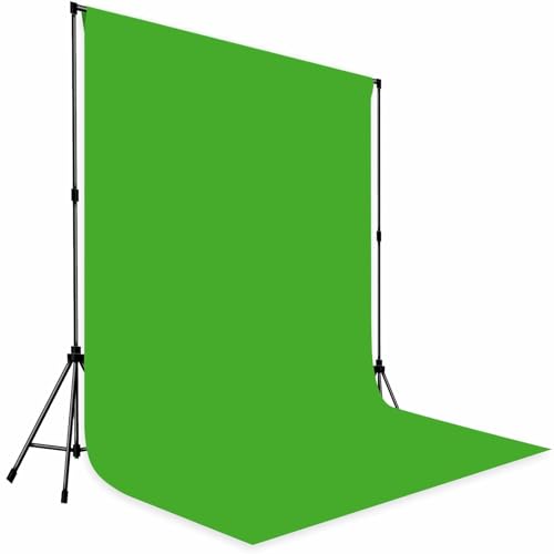 Green Photo Backdrop Professional Photography Background Polyester 6x9ft | Photoshoot Backdrop Suitable for Baby Baptisms, Graduation Photos, Weddings, School Party Themes, and Product Photography - color: Green, size: 6x9ft