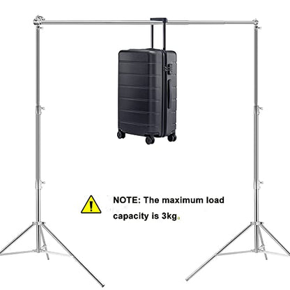 Photo Video Studio Backdrop Stand, 9.19ft Stainless Steel Backdrop Support System Background Stand with Carry Bag for Portrait & Studio Photography - size: 9.8×9.2ft(W×H)