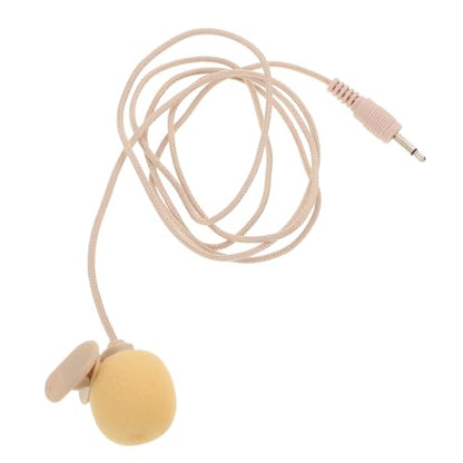SUPVOX Mini Lavalier Condenser Microphone with Plug Portable Clip Mic for Interviews Vlogging and Meetings Noise Reduction for Audio Recording