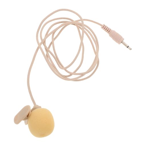 SUPVOX Mini Lavalier Condenser Microphone with Plug Portable Clip Mic for Interviews Vlogging and Meetings Noise Reduction for Audio Recording