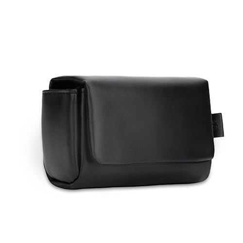 Small Camera Case for Ricoh GR IV GR III SONY RX100 VII SX740 KODAK FZ55 | without Strap,Premium Microfiber Leather, Small Camera Pouch, for CANON SX740 G7XMIII KODAK FZ45 FZ55 H35N LUMIX ZS99 ZS300 - color: PU Digital camera case Black