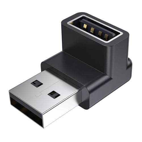 MOGOOD 90 Degree USB 3.2 Adapter Right Angle Type A Male to Female | L Shape Extender, 10Gbps Data Transfer & Charging, Compatible with PC, Laptop, Hard Drive, Keyboard, 1 Pack - size: 1 PACK