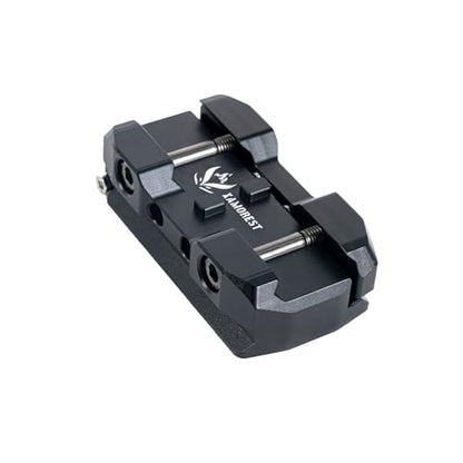 Picatinny Arca Swiss Plate, 2.75 Picatinny Arca Rail Mount for Rifle Tripod Ballhead Quick Release Plate, Aluminum Arca Plate Compatiable RRS Dovetail, Suitable for QD Sling
