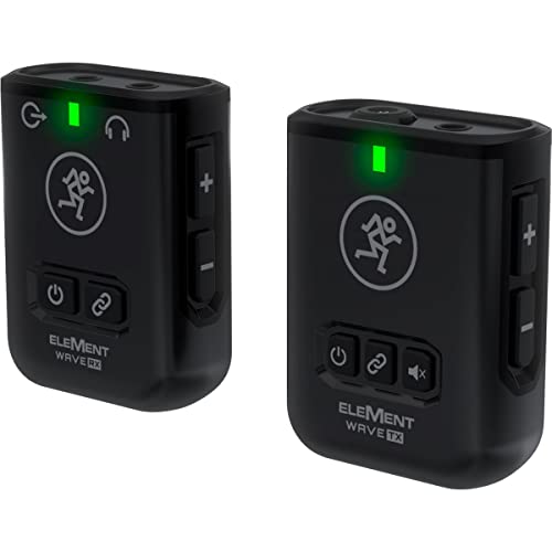 Mackie EM Wave LAV Compact Digital Wireless Lavalier Clip-On Microphone System for Cameras and Smartphones (2.4 GHz)
