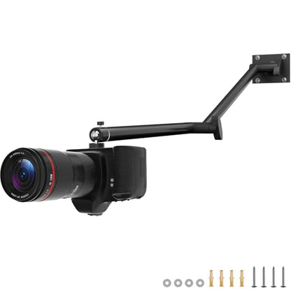 Mippko Articulating Camera Wall Mount with 1/4"-20 Threaded Compatible with DSLR/Security/Webcam/Action/LED Light/CCTV POV Camcorder Cameras,Adjustable Aluminium Alloy Arm Metal Base