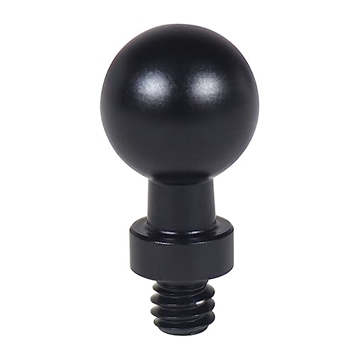 20mm/17mm/15mm/13mm to 1/4 Screw/Hole Ball Head Mount Adapter for Action Camera Photography Accessories (15mm to 1/4 Screw) - size: 15 mm to 6.35 mm Screw