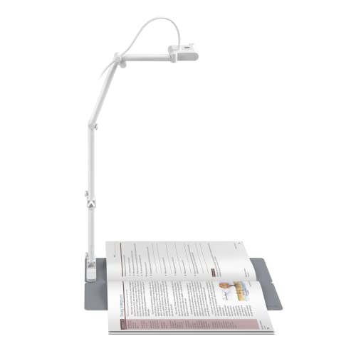 OKIOLABS OKIOCAM T-4K 8MP USB Document Camera for Teachers and Classroom, Online Teaching, Video Calling, Doc Camera for Mac PC Chromebook
